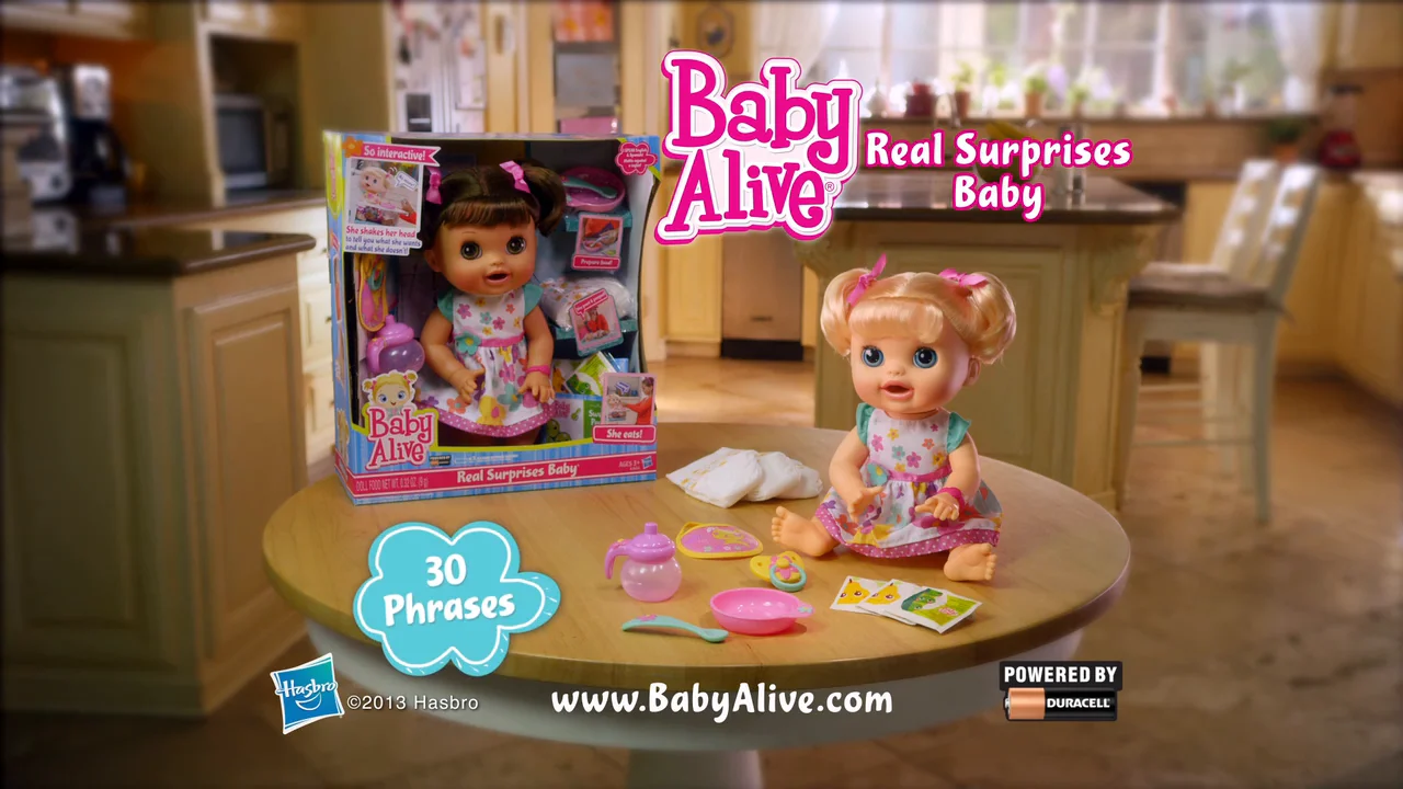 baby alive hasbro 2013