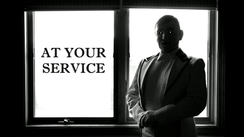 A your service. A your service