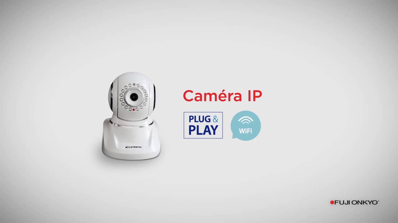 FUJIONKYO - Caméra IP de surveillance WiFi Rotative Vision nocturne on ...