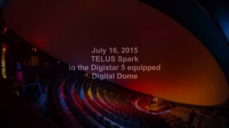 Digital Dome at TELUS Spark, These are scenes from some of …