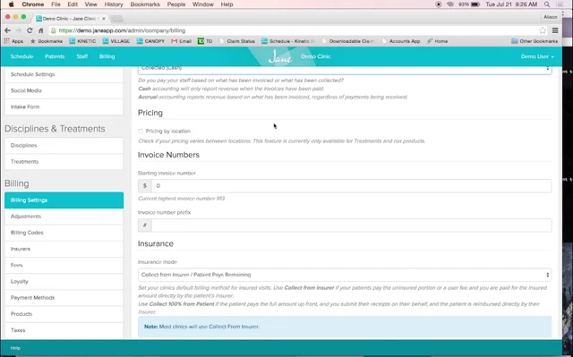 Partially Pay an Invoice  Jane App - Practice Management Software for  Health & Wellness Practitioners