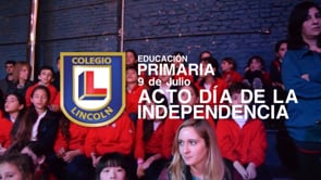 Acto día de la independencia - Turno tarde
