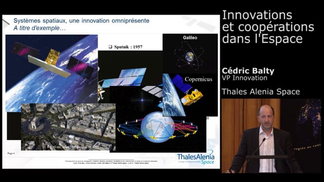 Cédric Balty, VP Innovation - Thales Alenia Space