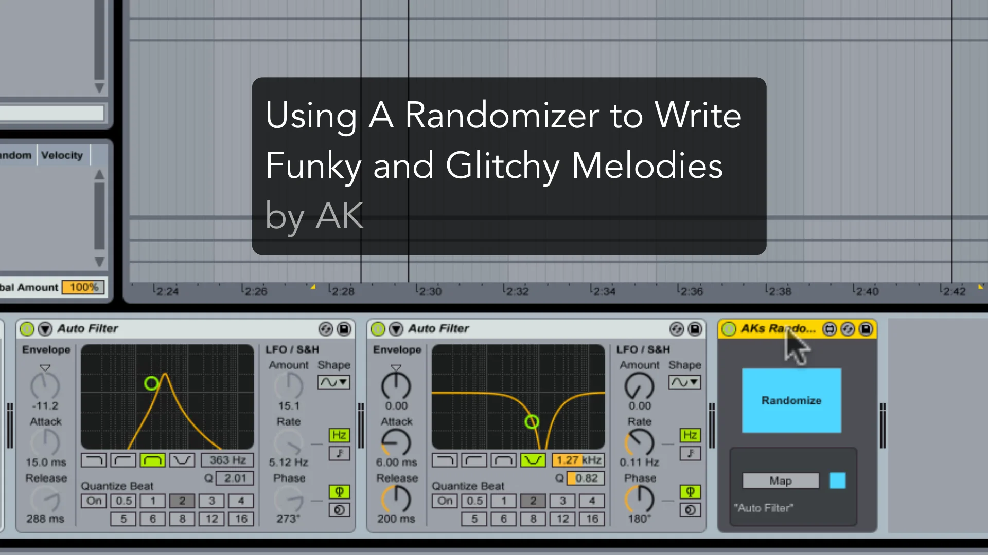 Production Music Live course: how to write Melodies.