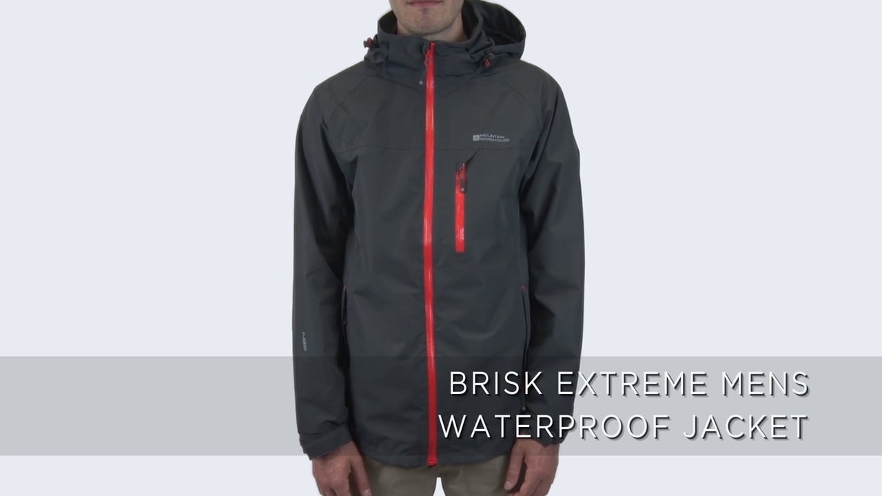 Brisk extreme mens waterproof jacket deals