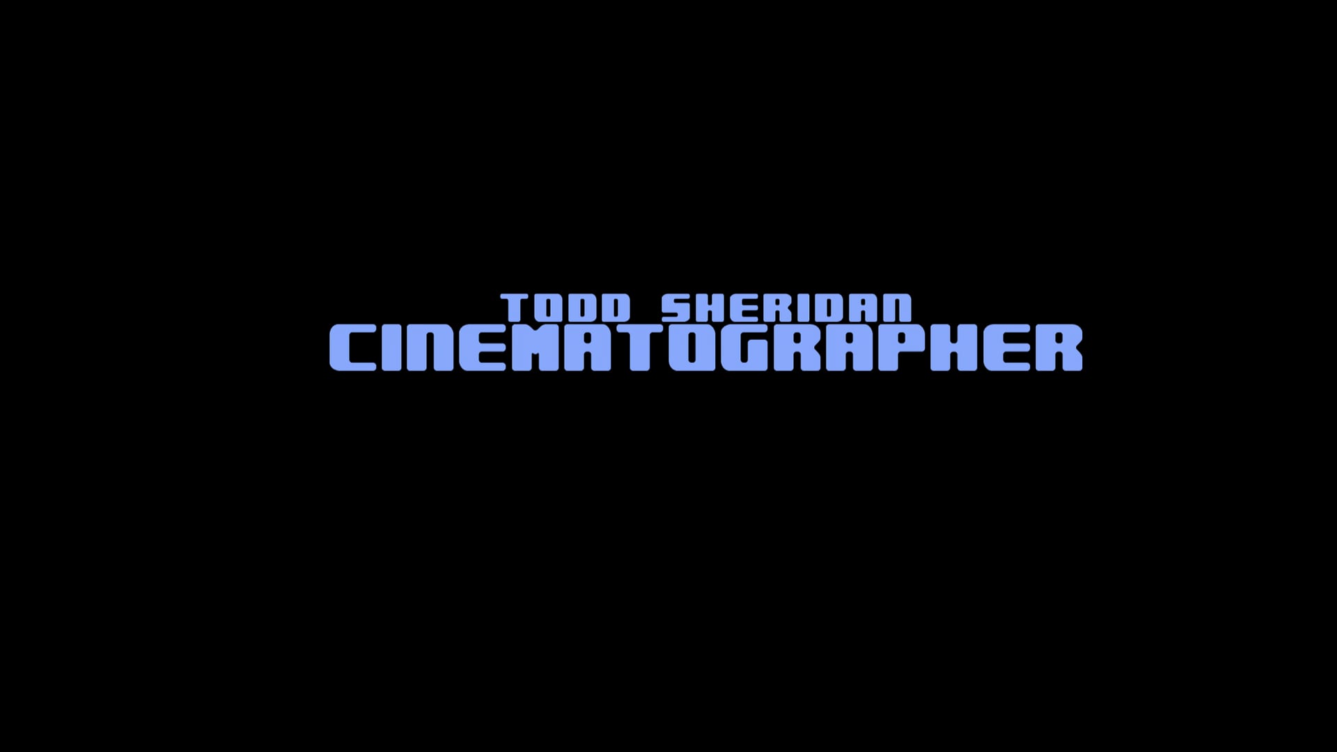 Todd Sheridan Narrative Cinematography Reel