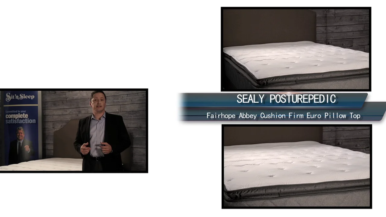 Sealy posturepedic reserve plush euro outlet pillowtop