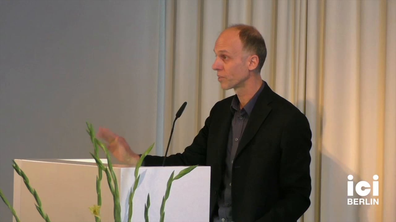 Leo Bersani ICI Berlin