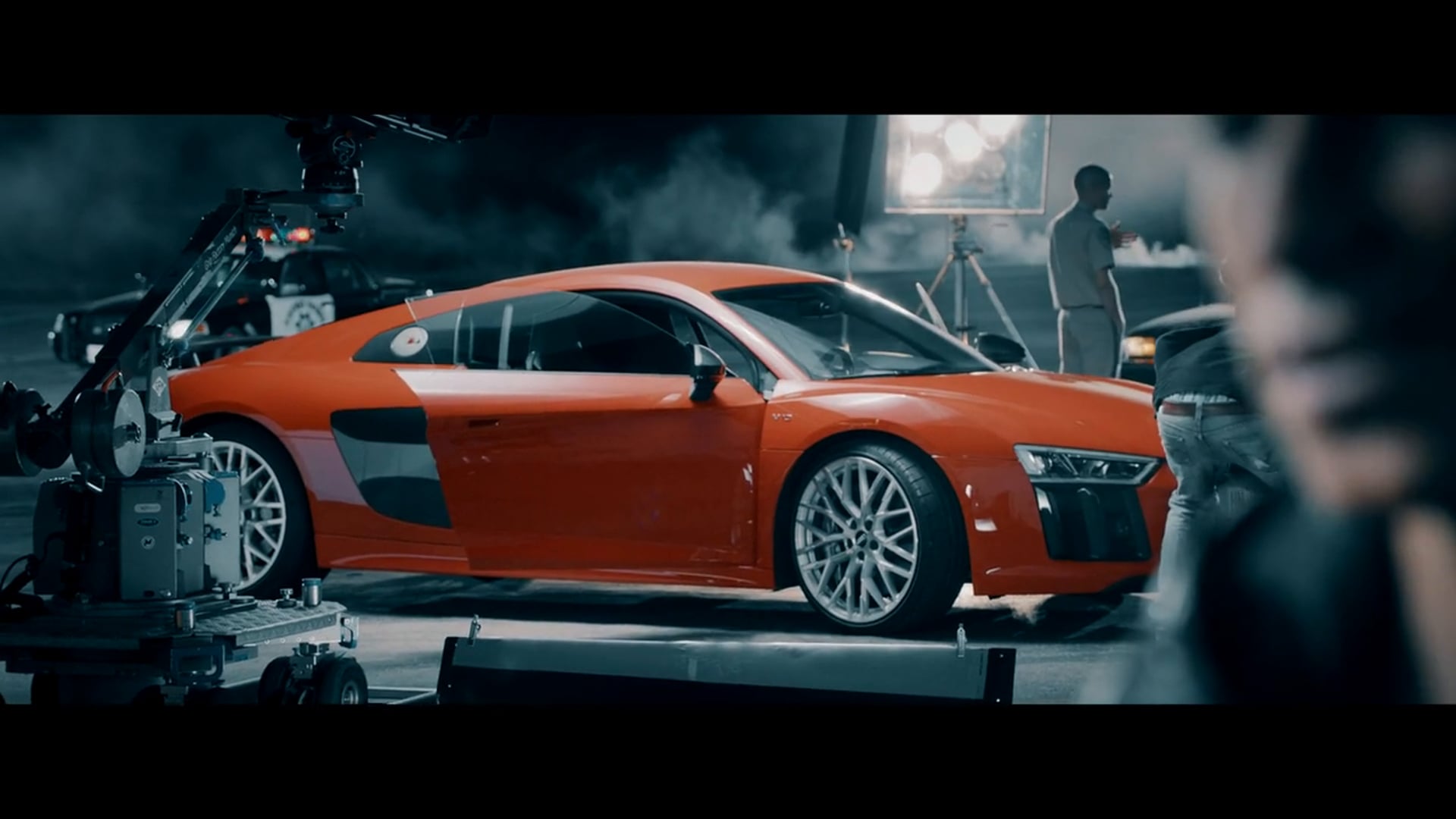 Audi R8 Stunt Driver