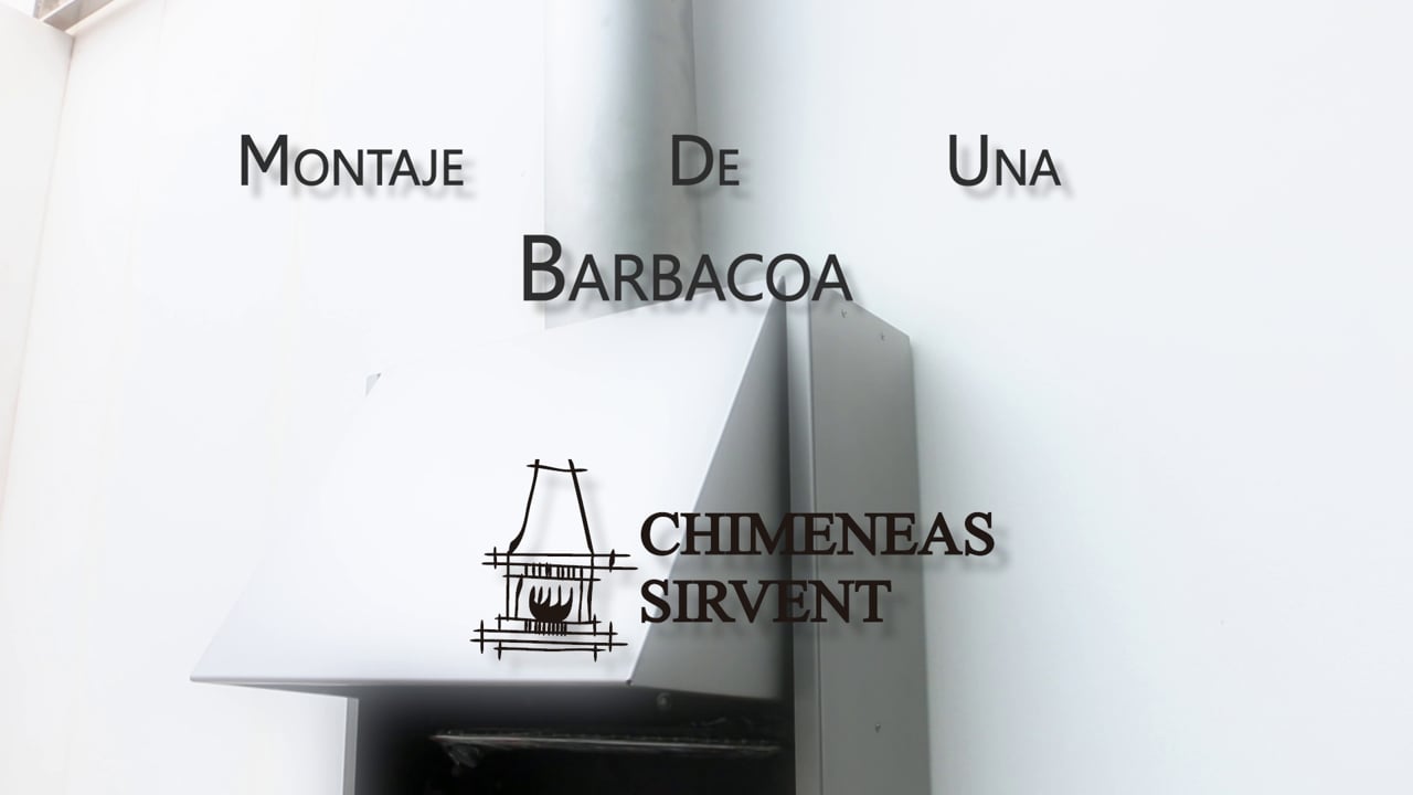 Vídeo para la empresa Chimeneas Sirvent, montaje de una barbacoa en casa de Rudy Fernández