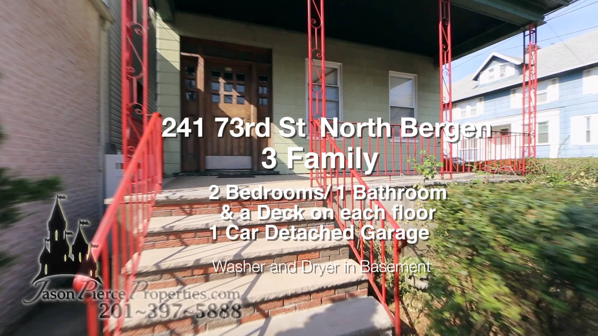 North Bergen 241 73rd St, Jason Pierce Properties Cinema Smart Tour