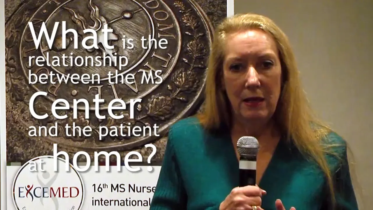 What is the relationship between the MS Center and the patient at home ...