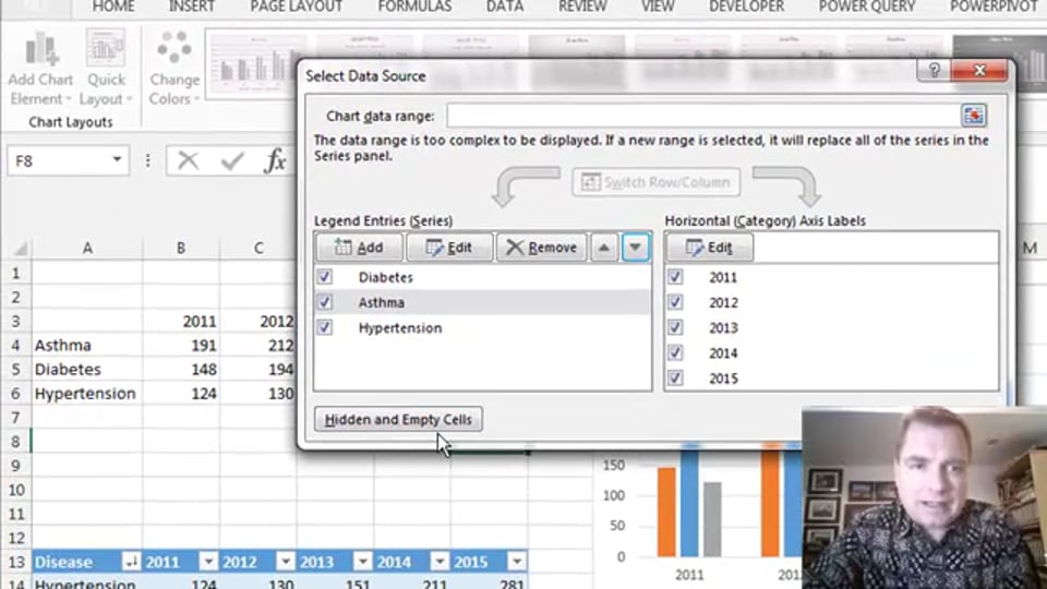 Excel Video 471 Excel 2013 Change Chart Plot Order