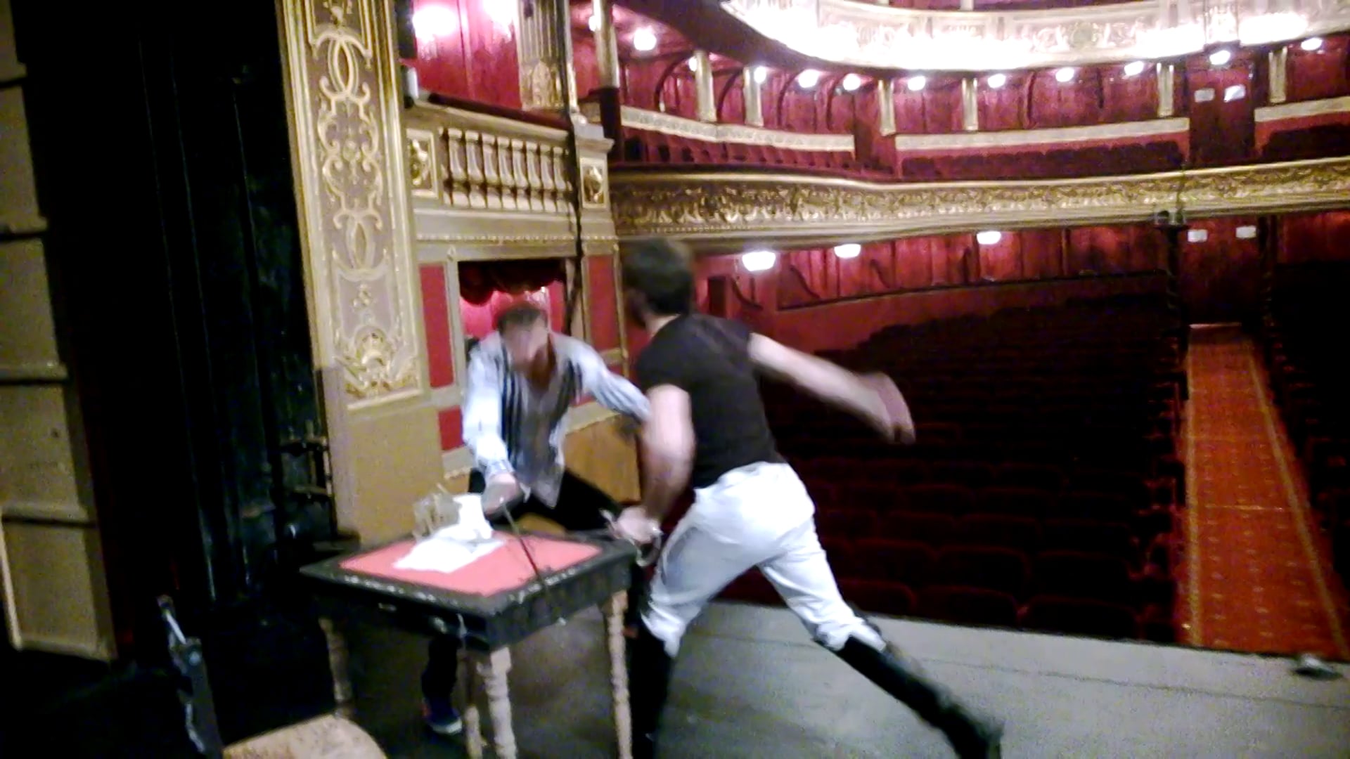 Sword Fight on stage