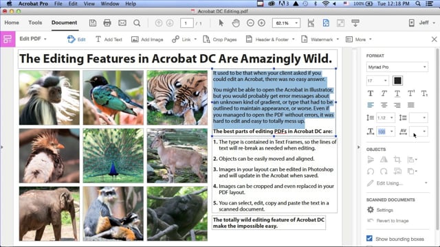 Edit PDFs Like Never Before in Acrobat DC.