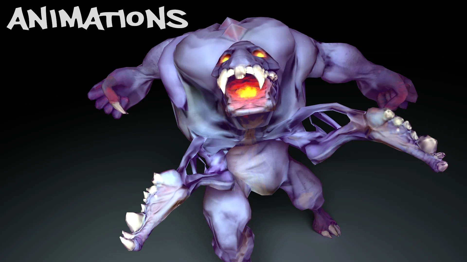 3d animation monsters