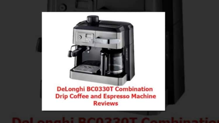 Delonghi bc0330t combination drip coffee and espresso discount machine