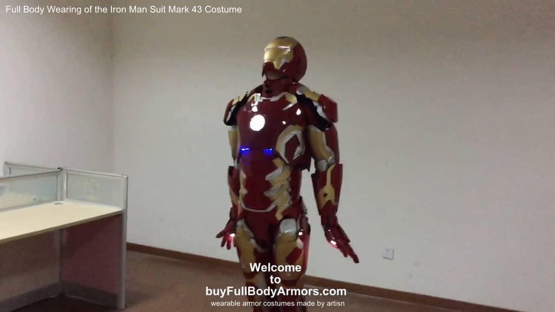 Buy Iron Man Suit Halo Master Chief Armor Batman Costume Star Wars Armor Buy The Wearable Iron Man Mark 43 Xliii Suit Costume Armor Buyfullbodyarmors Com