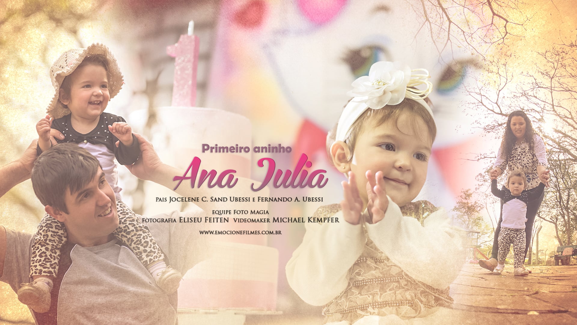Primeiro aninho Ana Julia