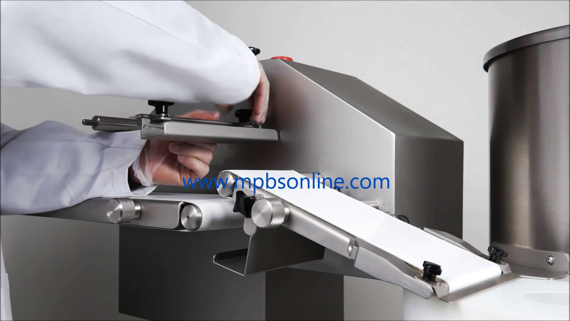 Gesame MH Super 114 Hamburger Meatball Machines with Conveyor Espanol