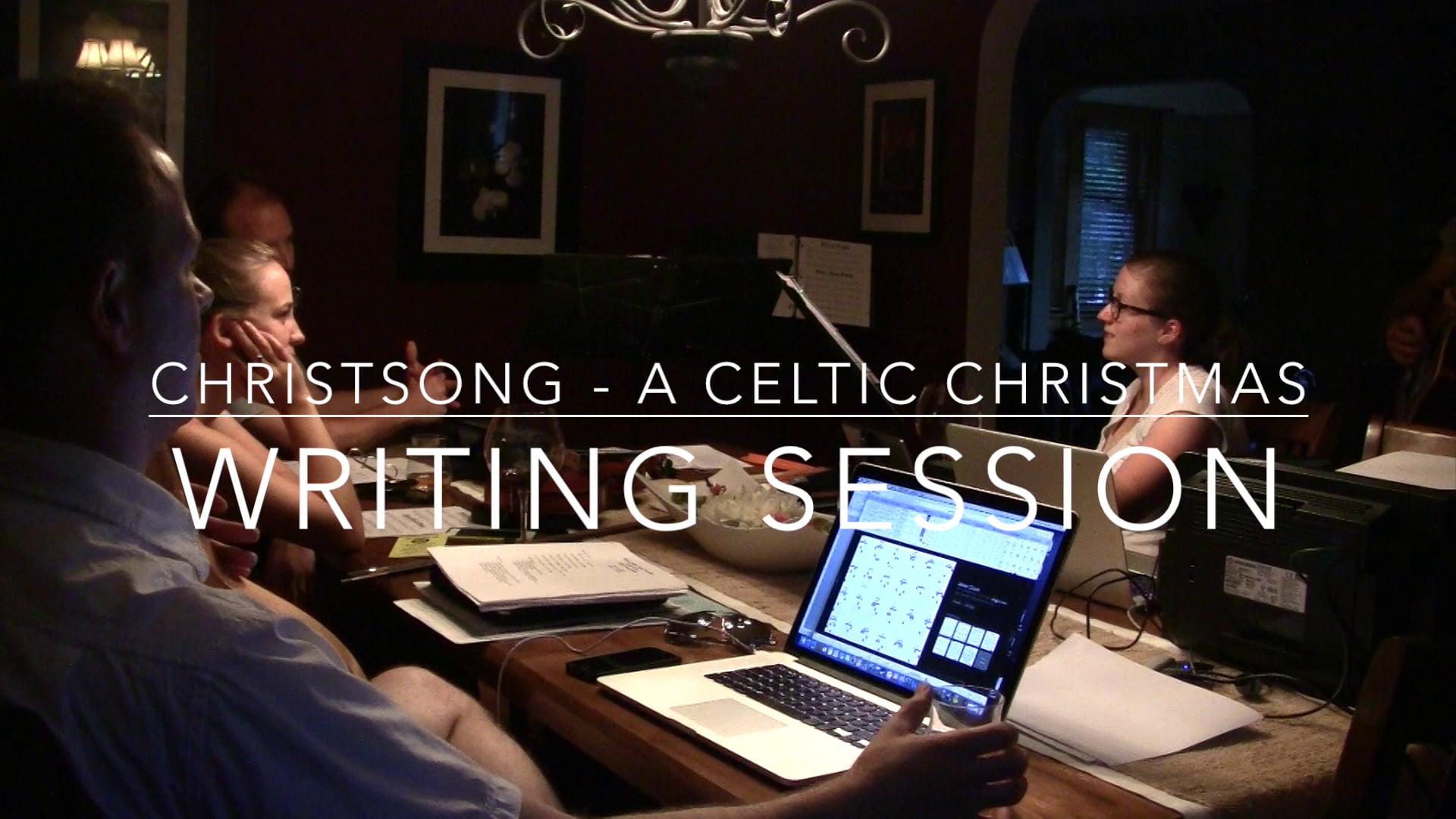 The Lutheran Ceili Orchestra - Silent Night - Writing Session