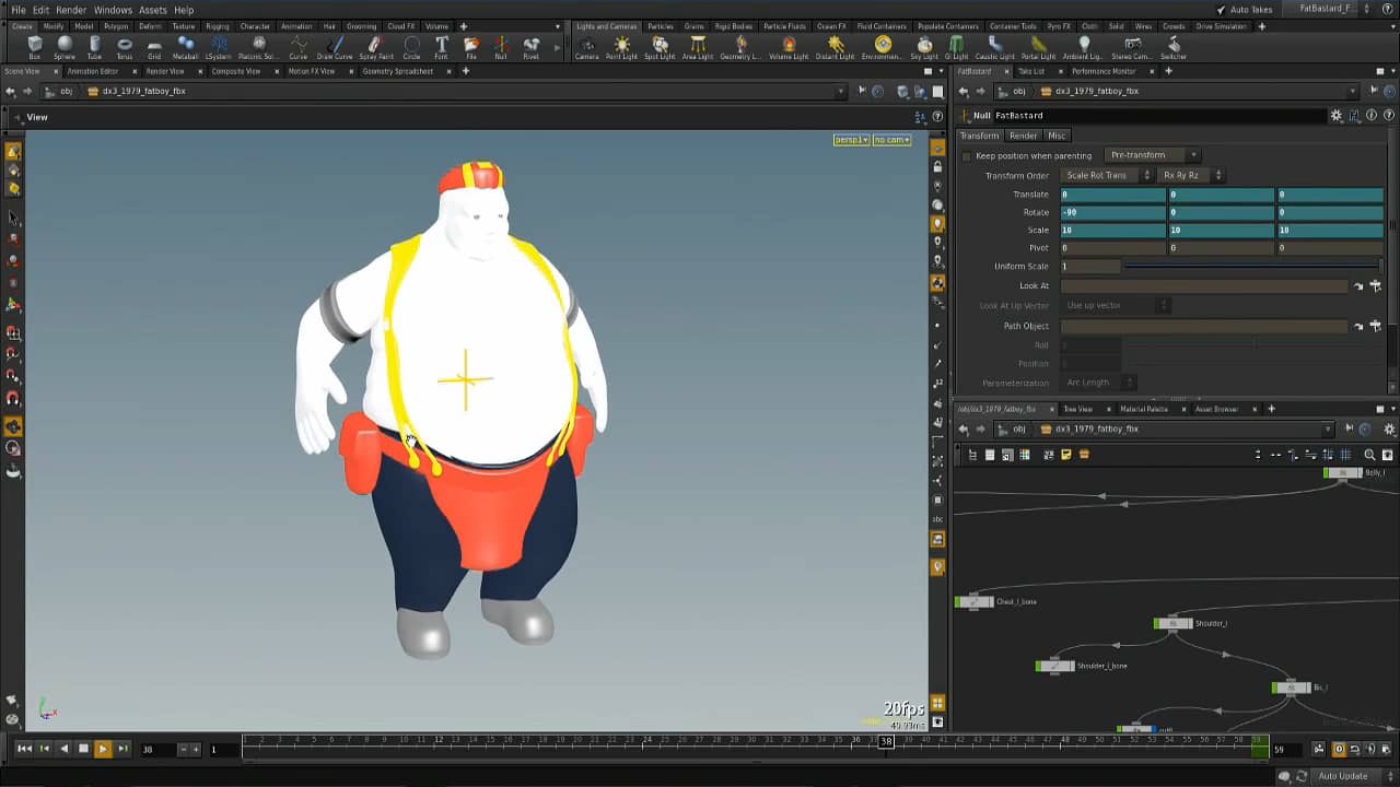  Houdini Import Animated FBX Rig From Blender Into Houdini On Vimeo