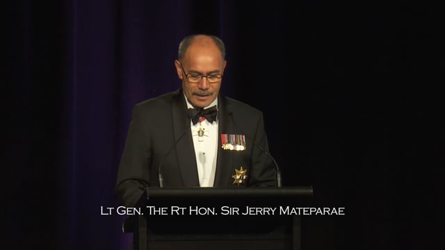 NZBHF 2015 - Lt Gen. Rt Hon. Sir Jerry Mateparae