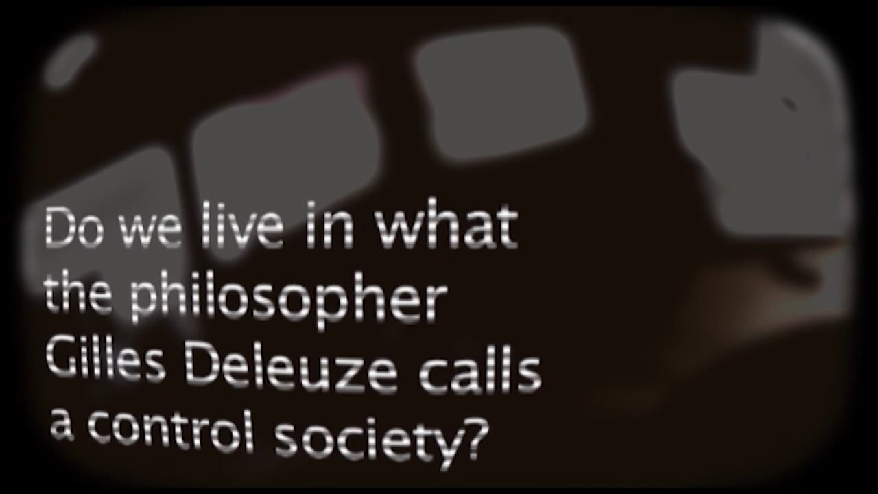 Deleuze's Postscript on the Societies of Control Video Essay on Vimeo