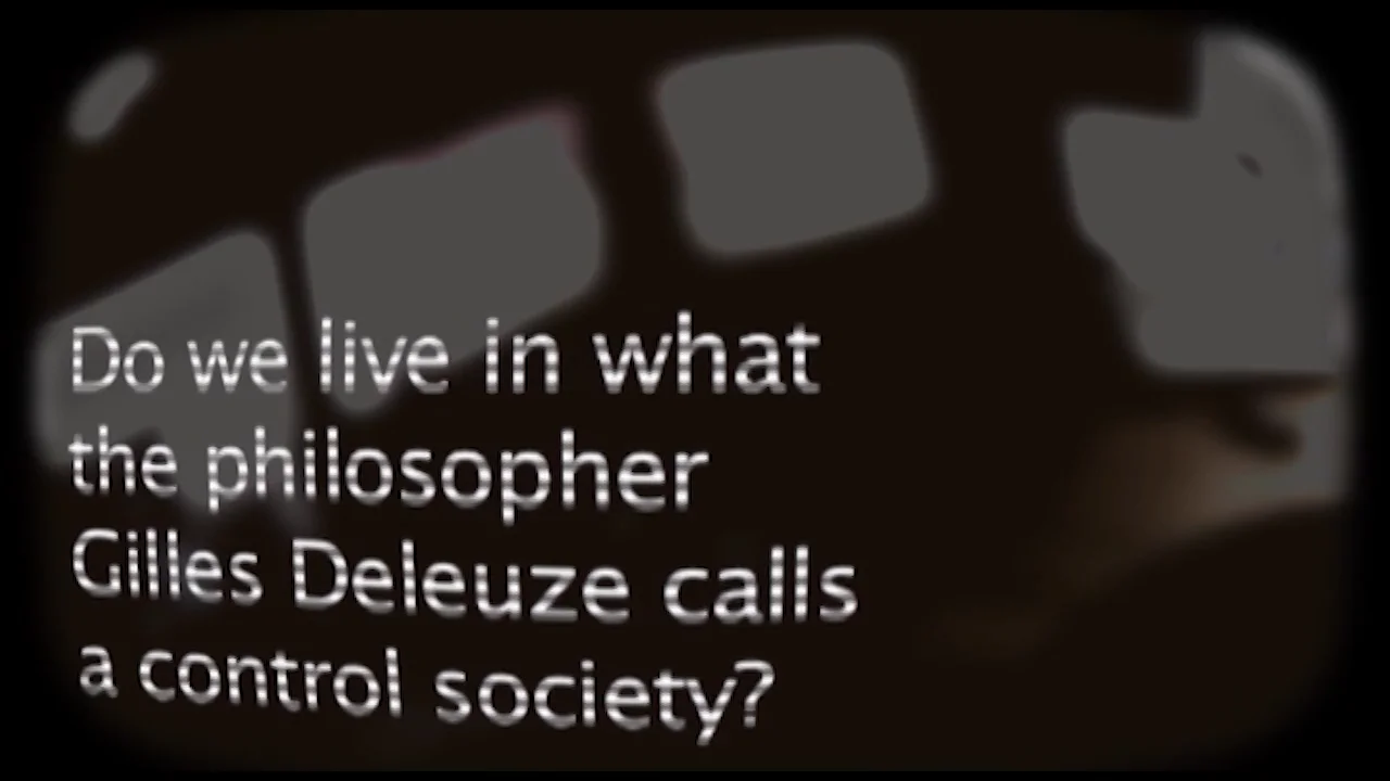 Deleuze's Postscript on the Societies of Control Video Essay on Vimeo