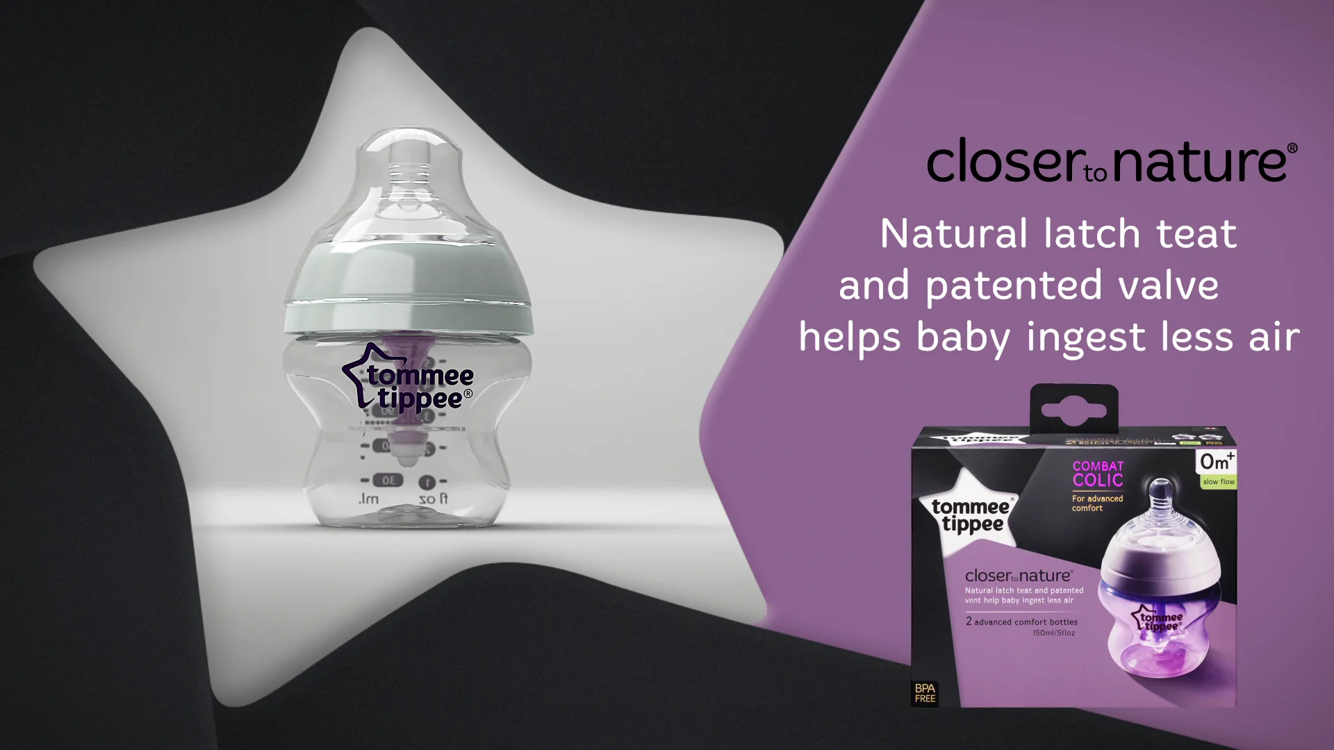 Tommee tippee comfort store bottles