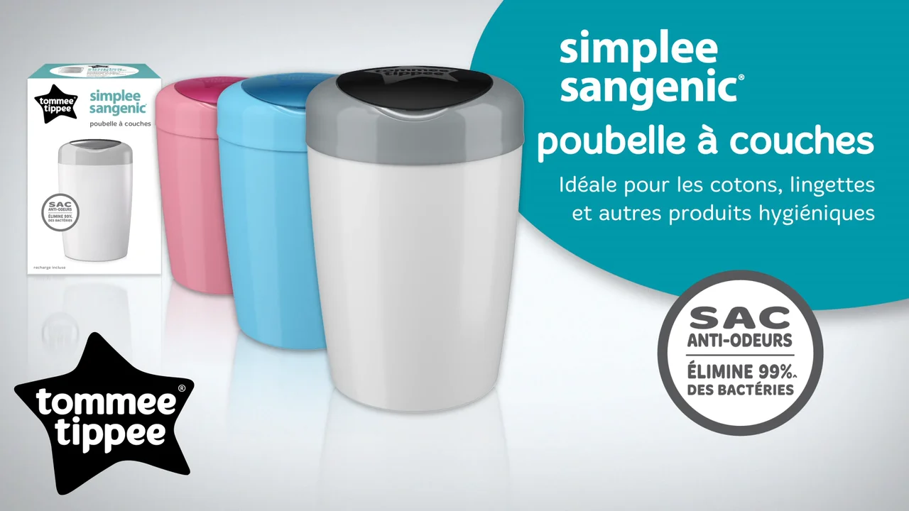Poubelle à couches Tomme Tippee Sangenic - Tommee Tippee