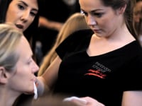 London School of Makeup at LFW for palmer//harding SS15 Show