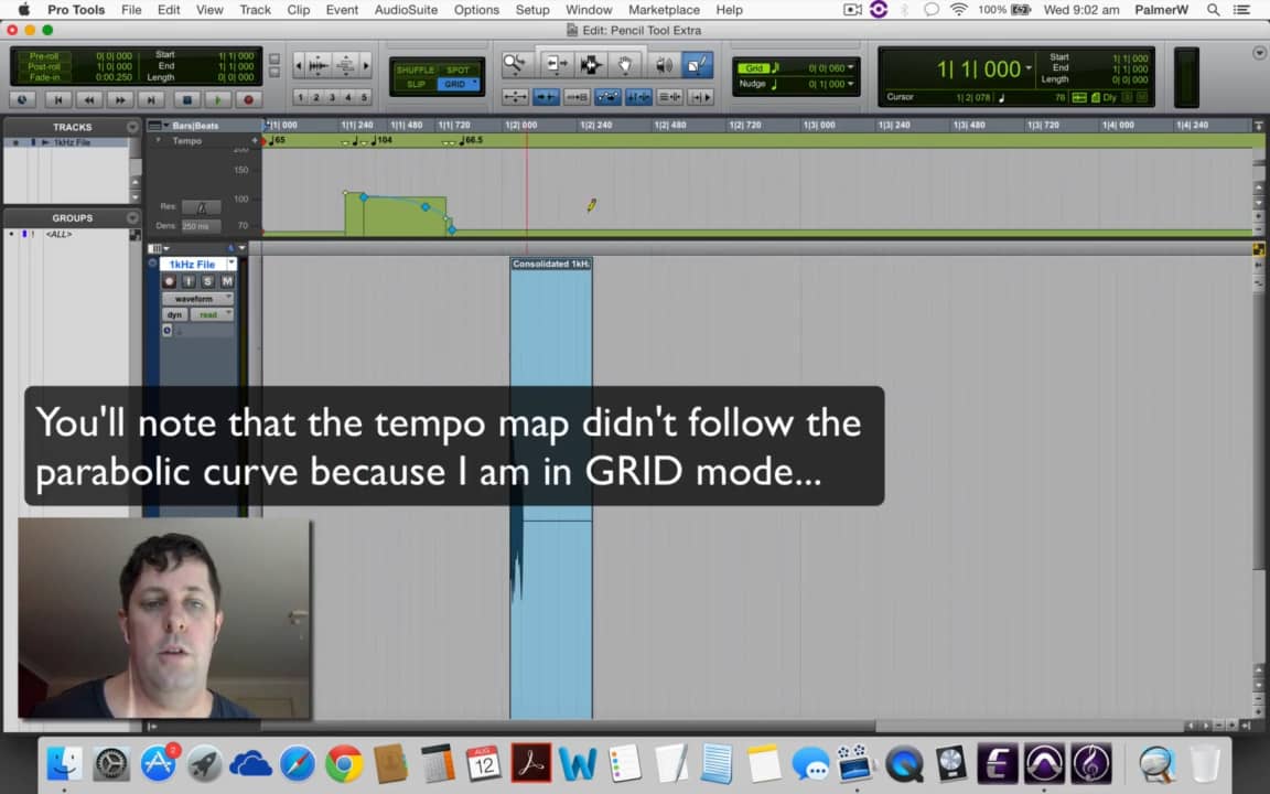 Pro Tools Using the Pencil Tool // Waveform Editing // Automation