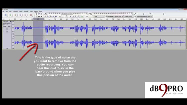 Audacity cancel 2024 background noise