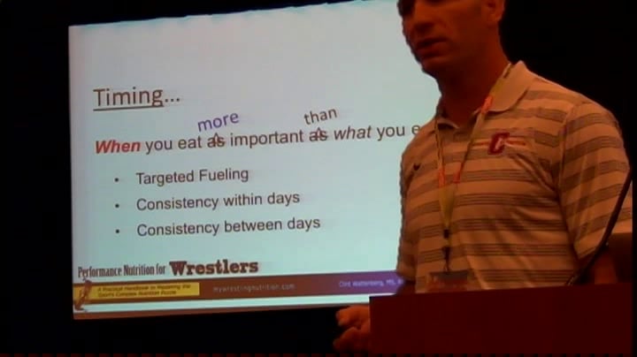 Nutrition for weight- Clint Wattenberg