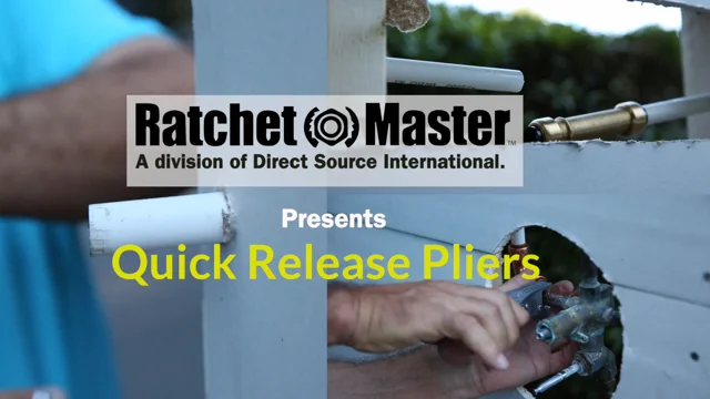 Ratchet master deals quick release pliers