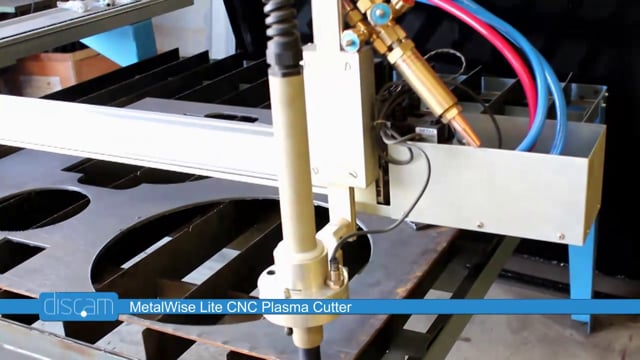 DISCAM Video on Flame Cutting by MetalWise CNC Plasma Cutter