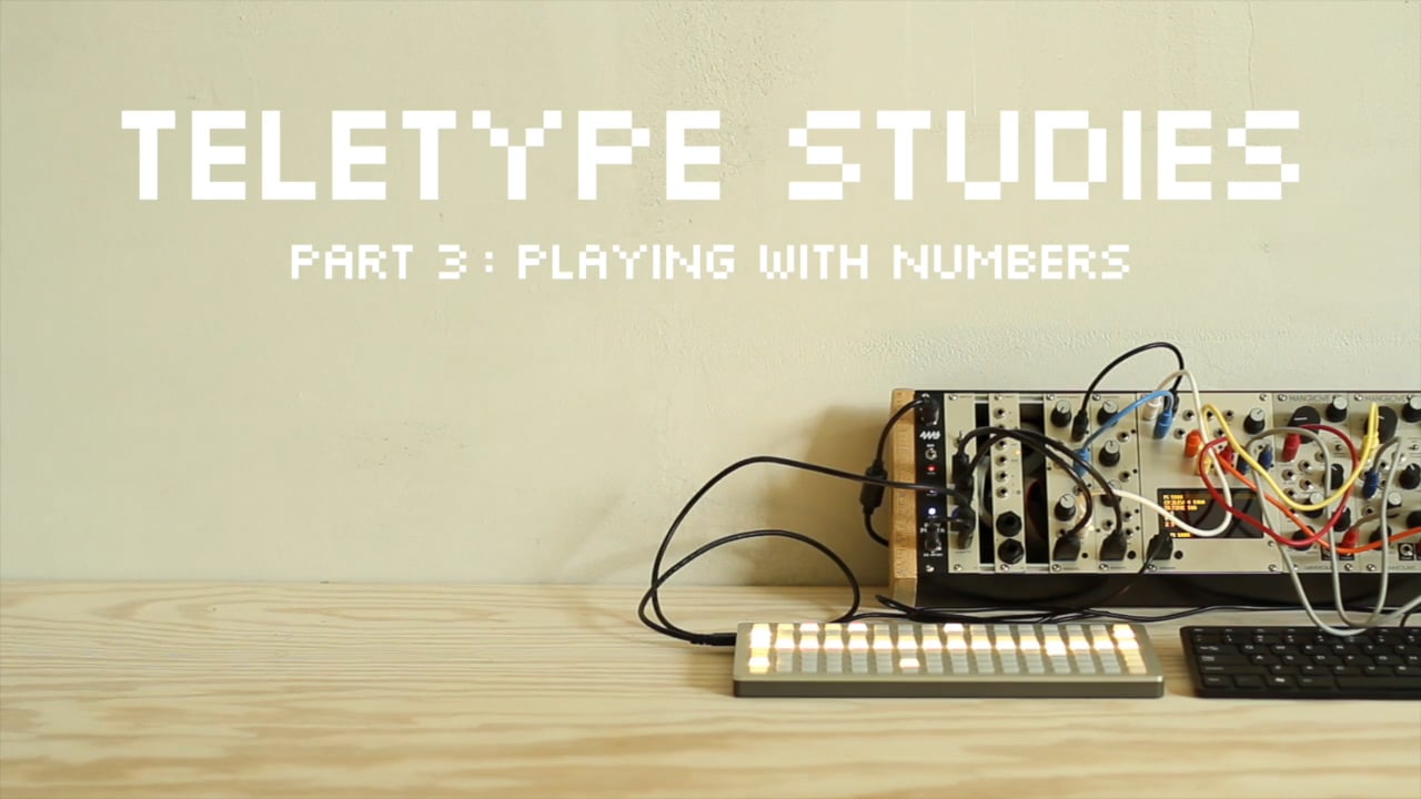 Teletype Studies Part 3 - Monome - lines