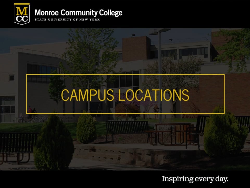 MonroeCC - Video 3 - Campus Locations Intro Video on Vimeo