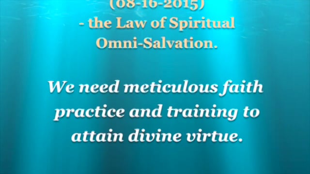 Wagakokology Labo-en, 08-16-2015 (the Law of Spiritual Omni-Salvation ...