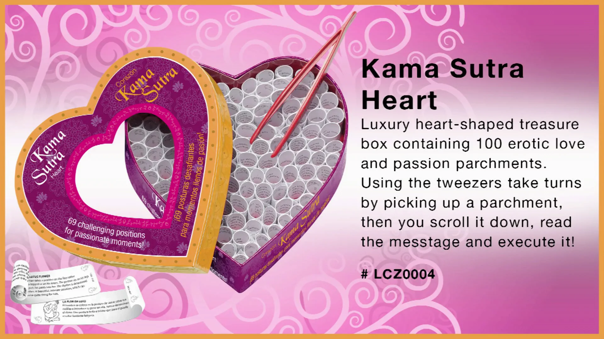 Kama Sutra Heart English # LCZ0004 - Impressive Sexual Positions