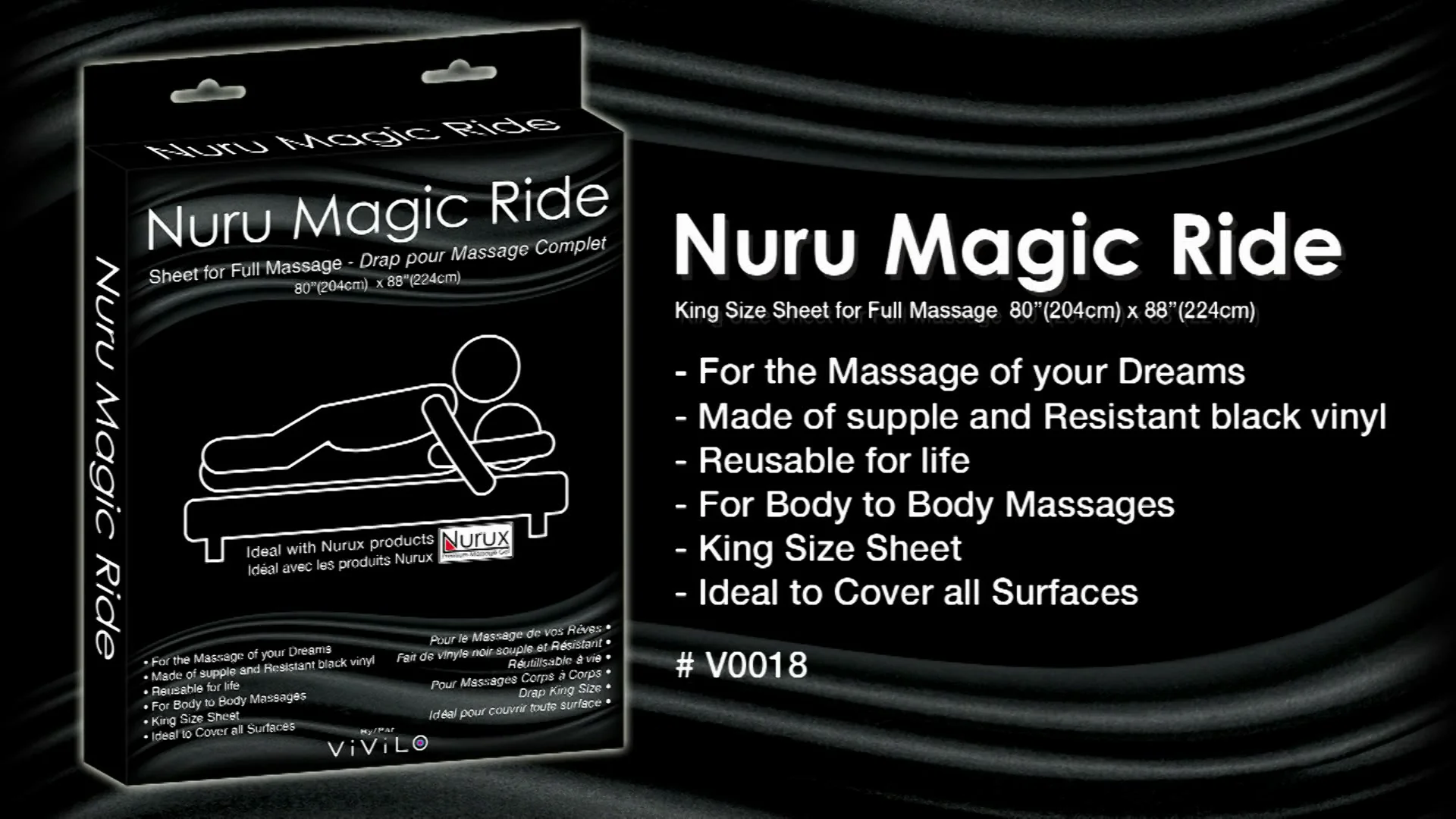 Nuru Magic Ride #V0018 - King Size Sheet bed for nuru massage on Vimeo