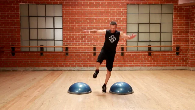 bosu squat jump