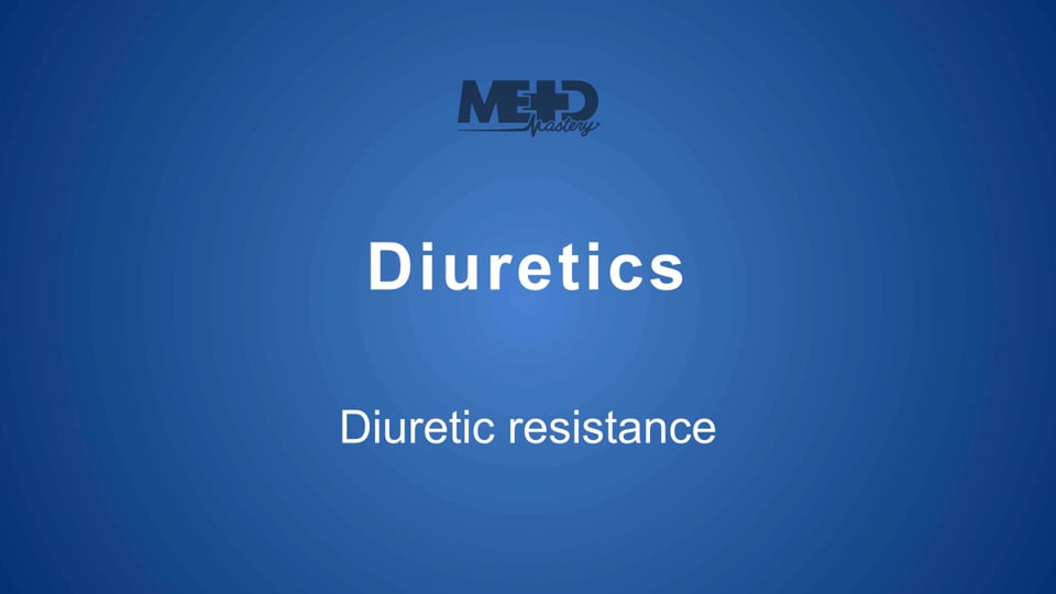Diuretic resistance