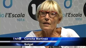 Relleu al capdavant de l'associació Sol Gat de l'Escala
