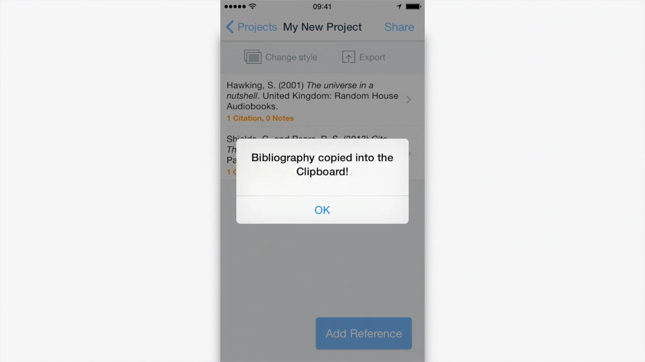 How to Export to Clipboard (iOS) on Vimeo