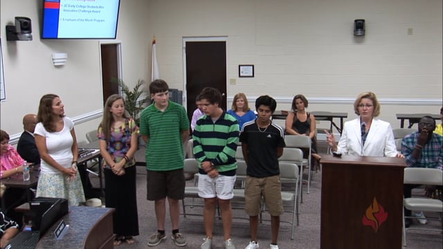 August 2015 BOE Recognitions