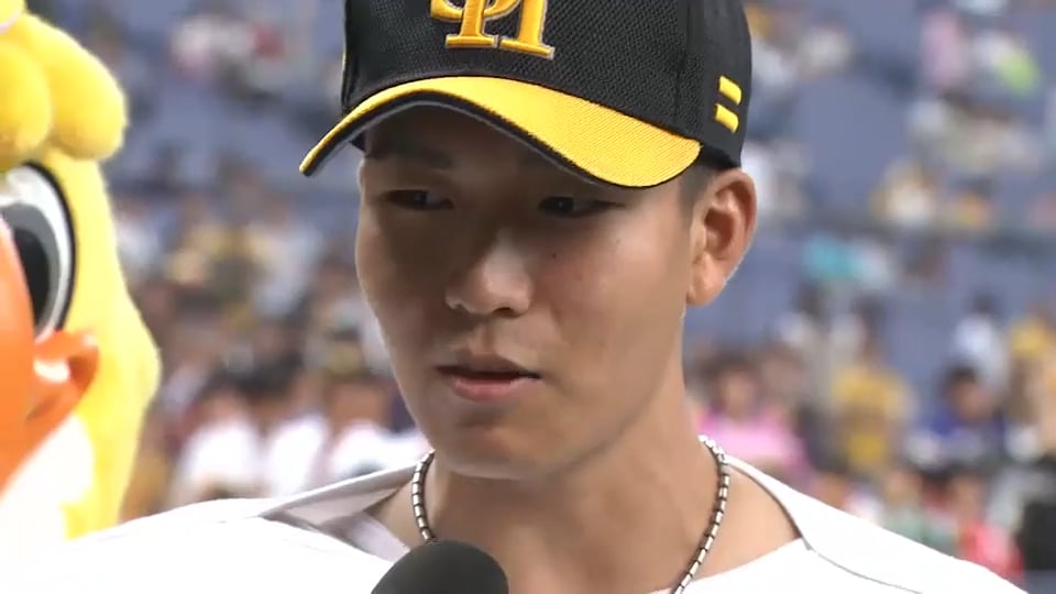 ホークス・千賀投手ヒーローインタビュー 2015/8/18 Bs-H