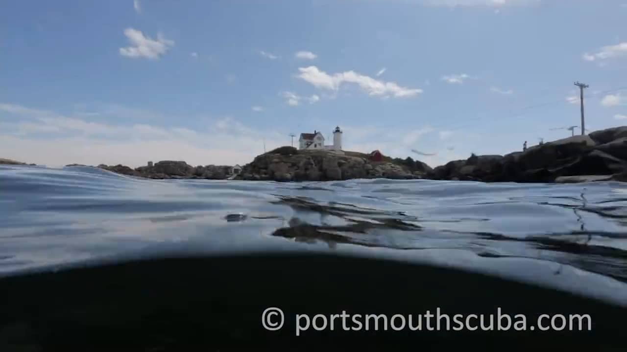 Diving Nubble Lighthouse in York, Maine on Vimeo