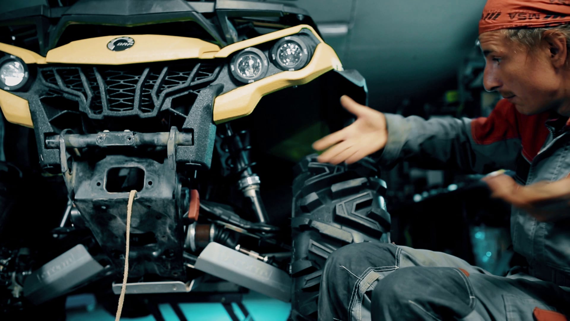 Замена штатной лебедки BRP Can-Am Outlander на WARN 4500 Pro Wantage